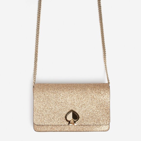 kate spade Handbags - NEW! Kate Spade Nicola Shimmer Chain Wallet
